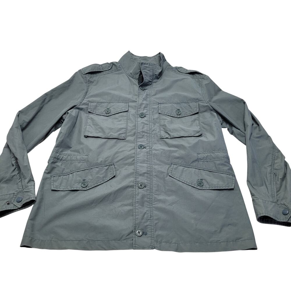Untuckit USA Vintner canvas sage green cotton utility chore coat jacket XXL